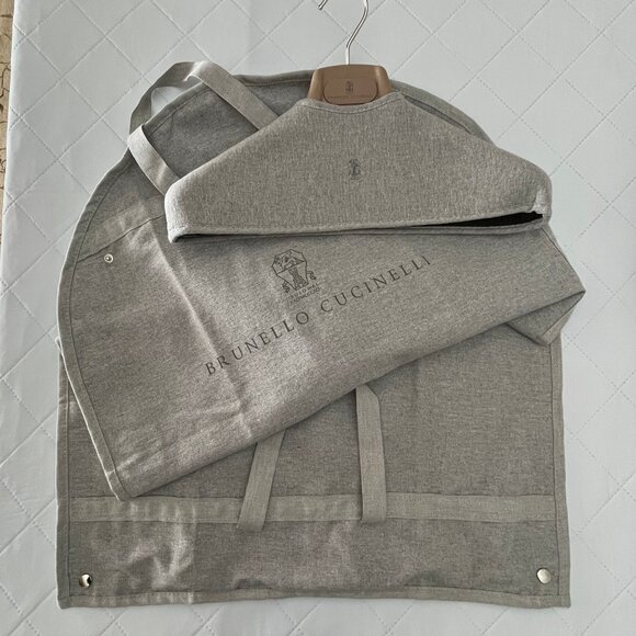 Brunello Cucinelli Cashmere English Rib Cocoon Coat Poncho Jacket - Authentic - Picture 16 of 17